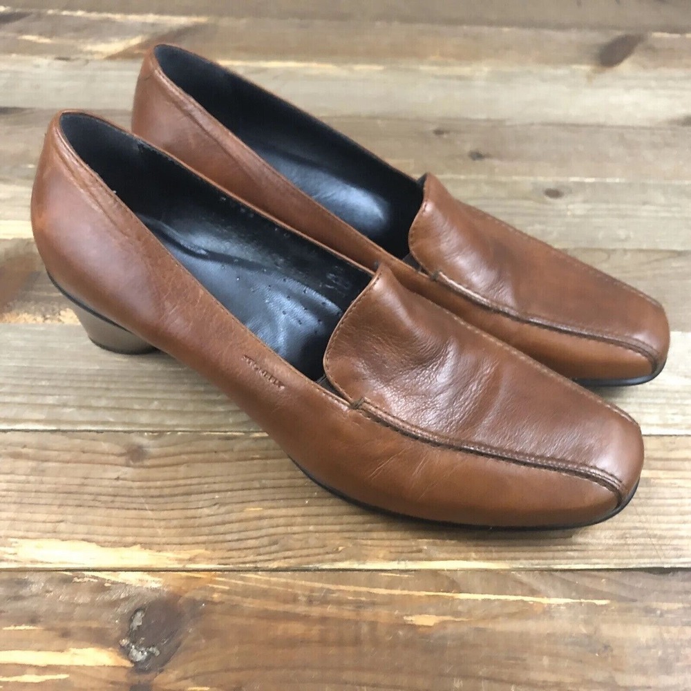 Stonefly Leather Pumps 1" Heel Size‎ 9.5 Business Casual Shoes Made In Italy